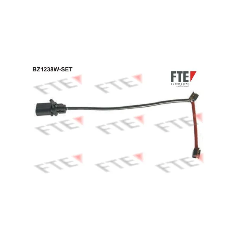 Contact d'avertissement, usure des plaquettes de frein FTE BZ1238W-SET