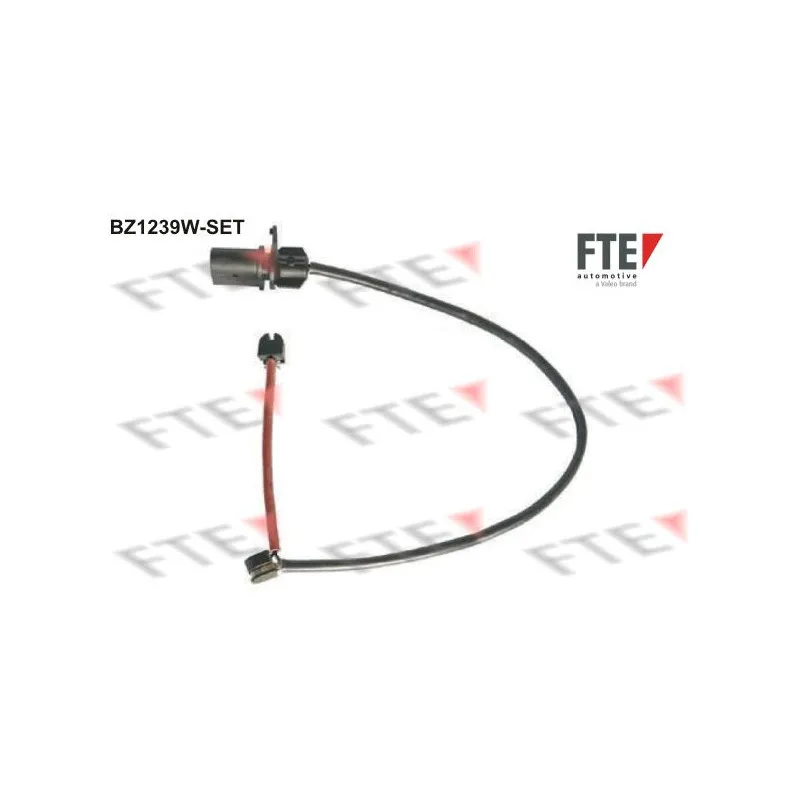 Contact d'avertissement, usure des plaquettes de frein FTE BZ1239W-SET