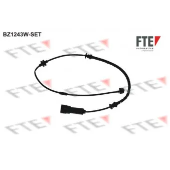 Contact d'avertissement, usure des plaquettes de frein FTE BZ1243W-SET