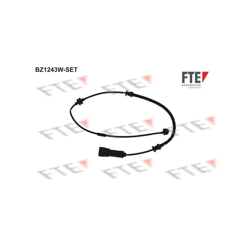 Contact d'avertissement, usure des plaquettes de frein FTE BZ1243W-SET