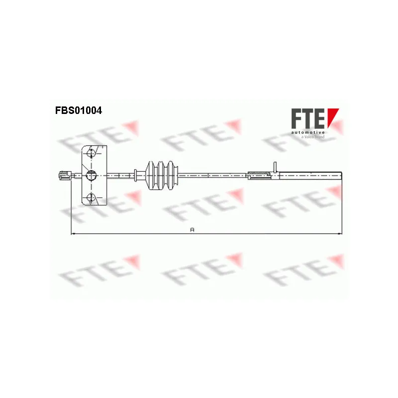 Tirette à câble, frein de stationnement FTE FBS01004