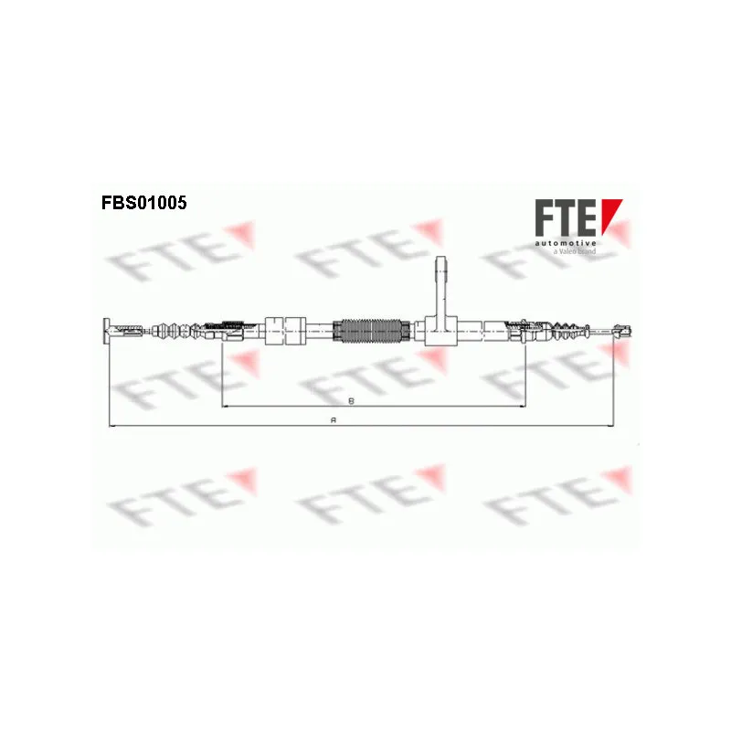 Tirette à câble, frein de stationnement FTE FBS01005