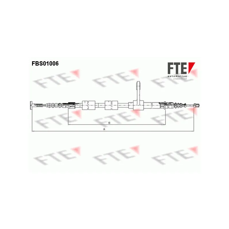 Tirette à câble, frein de stationnement FTE FBS01006