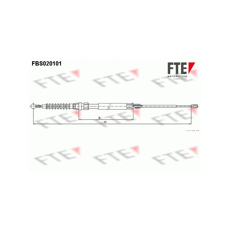 Tirette à câble, frein de stationnement FTE FBS020101