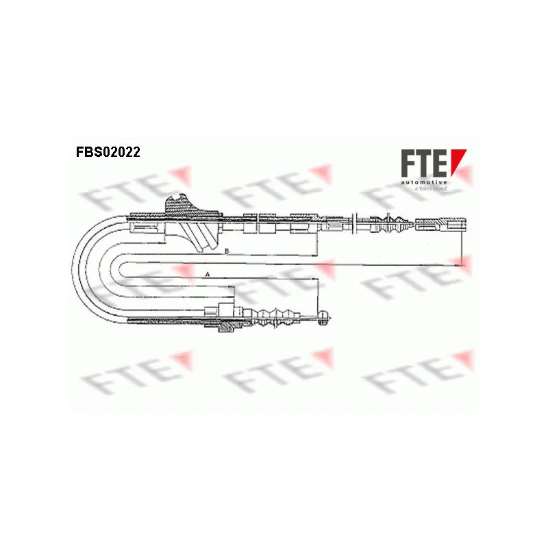 Tirette à câble, frein de stationnement FTE FBS02022