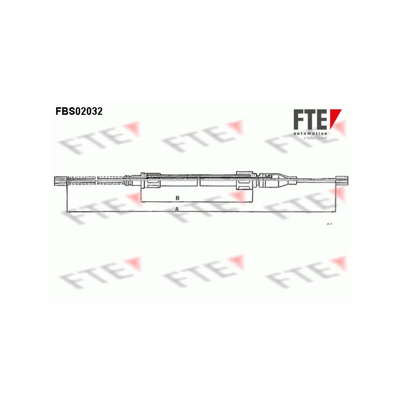 Tirette à câble, frein de stationnement FTE FBS02032