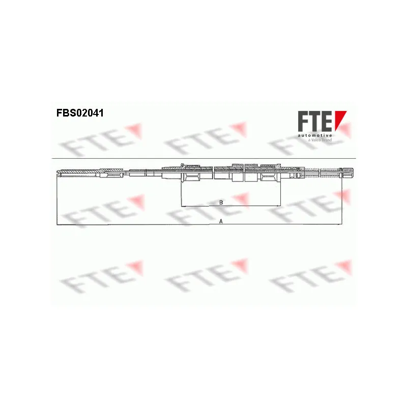 Tirette à câble, frein de stationnement FTE FBS02041