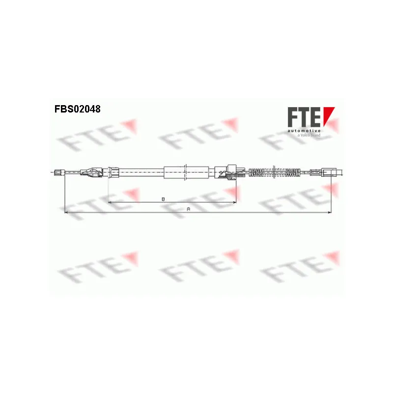 Tirette à câble, frein de stationnement FTE FBS02048