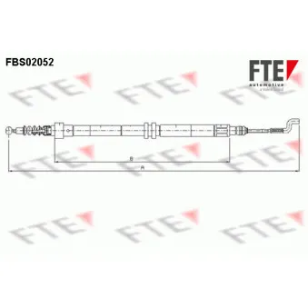 Tirette à câble, frein de stationnement FTE FBS02052