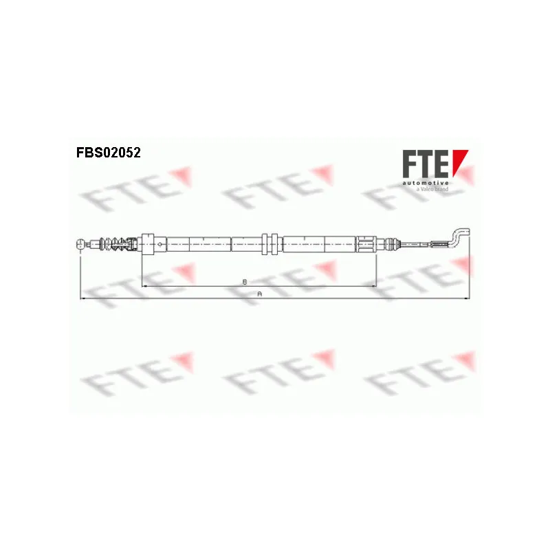 Tirette à câble, frein de stationnement FTE FBS02052