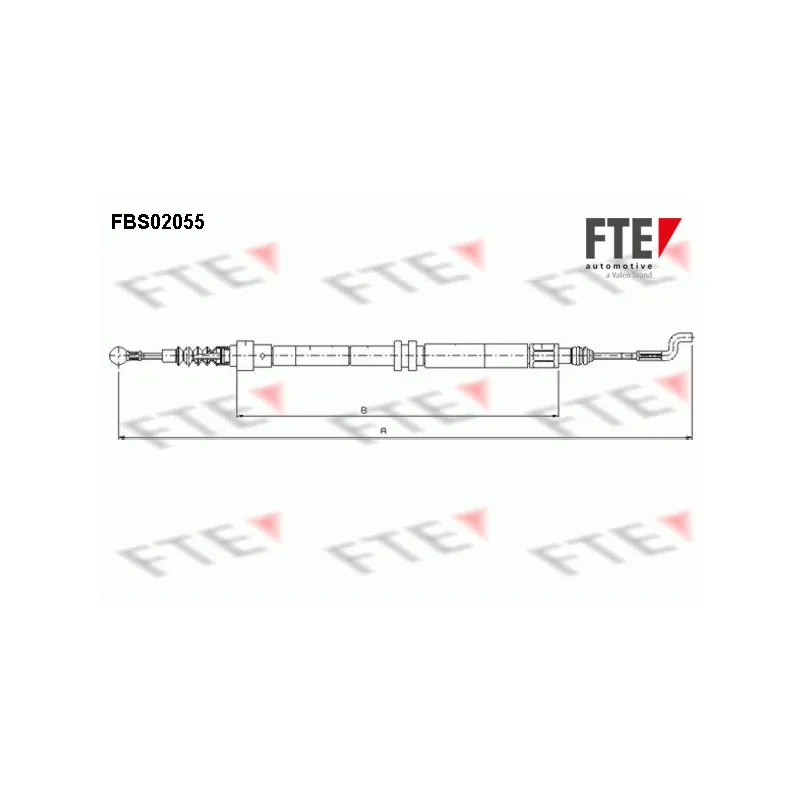 Tirette à câble, frein de stationnement FTE FBS02055