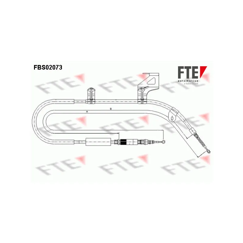 Tirette à câble, frein de stationnement FTE FBS02073