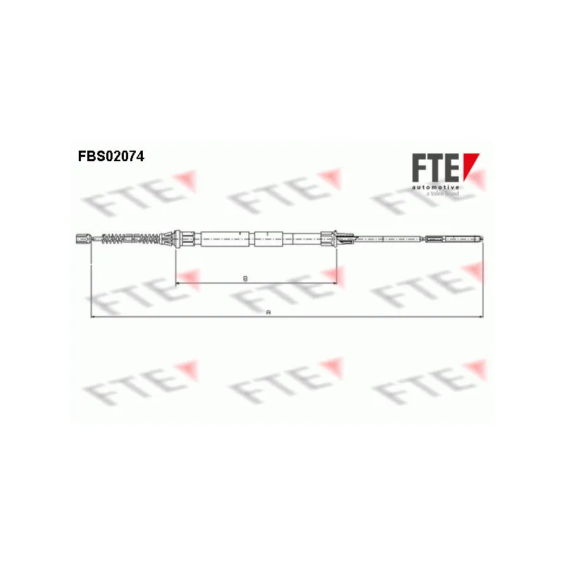 Tirette à câble, frein de stationnement FTE FBS02074