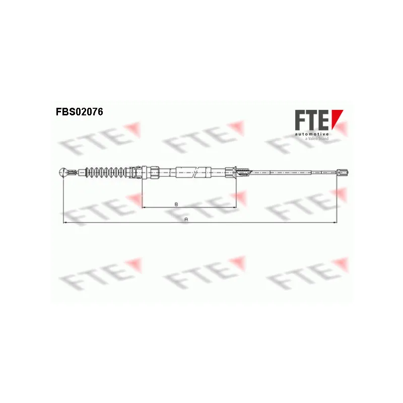 Tirette à câble, frein de stationnement FTE FBS02076