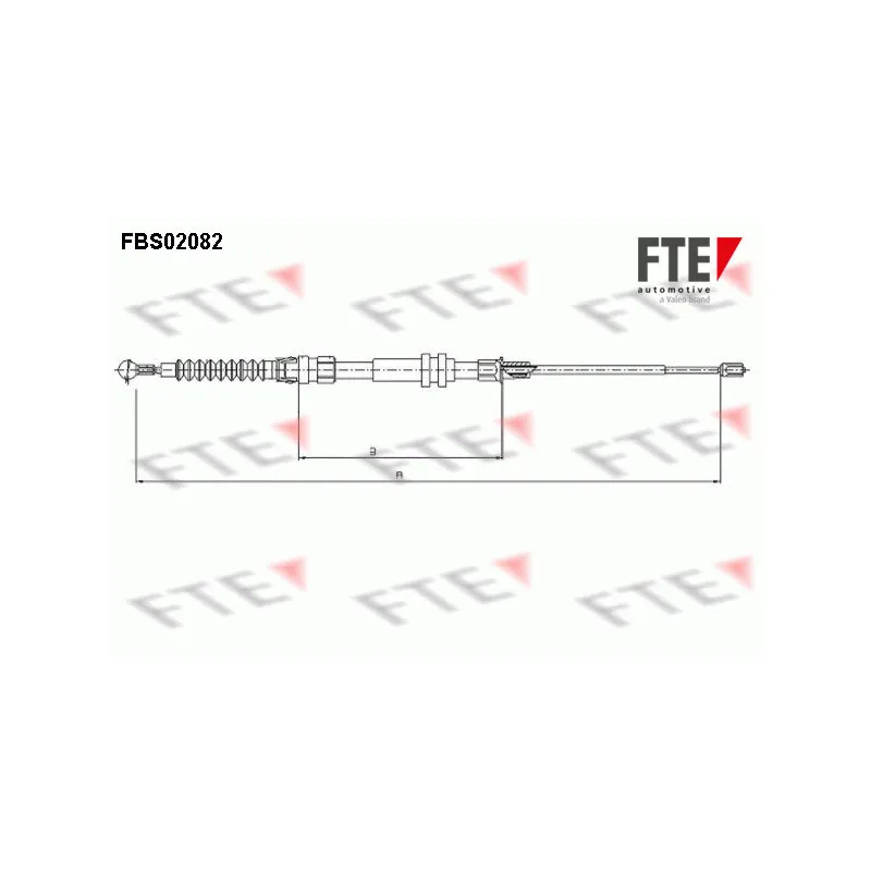 Tirette à câble, frein de stationnement FTE FBS02082