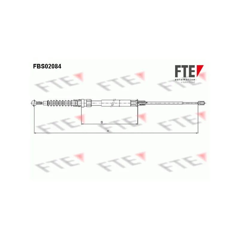 Tirette à câble, frein de stationnement FTE FBS02084