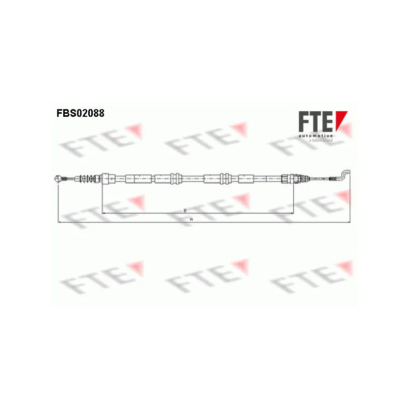 Tirette à câble, frein de stationnement FTE FBS02088