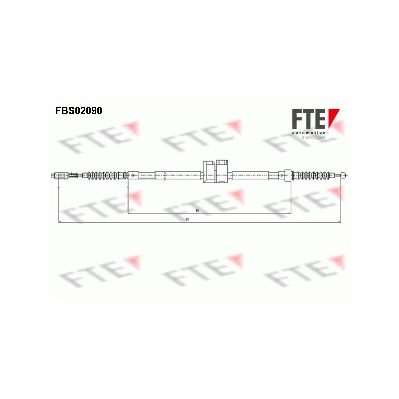 Tirette à câble, frein de stationnement FTE FBS02090