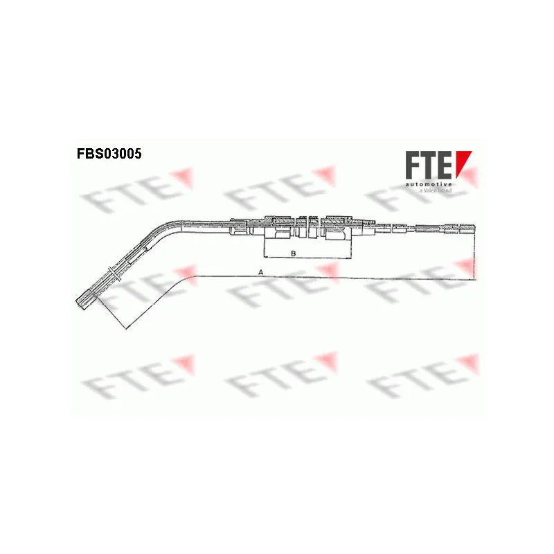 Tirette à câble, frein de stationnement FTE FBS03005