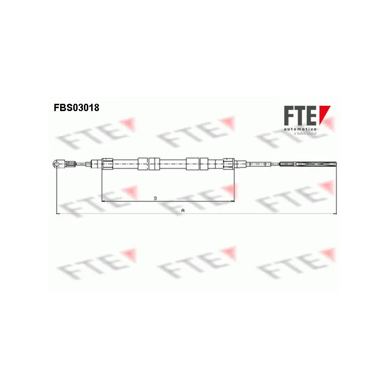 Tirette à câble, frein de stationnement FTE FBS03018