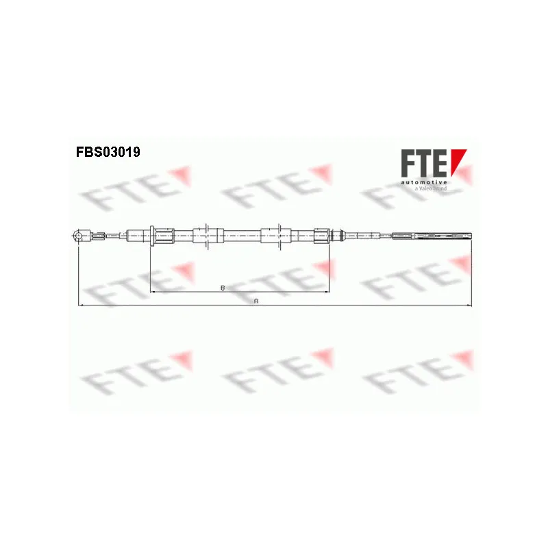 Tirette à câble, frein de stationnement FTE FBS03019