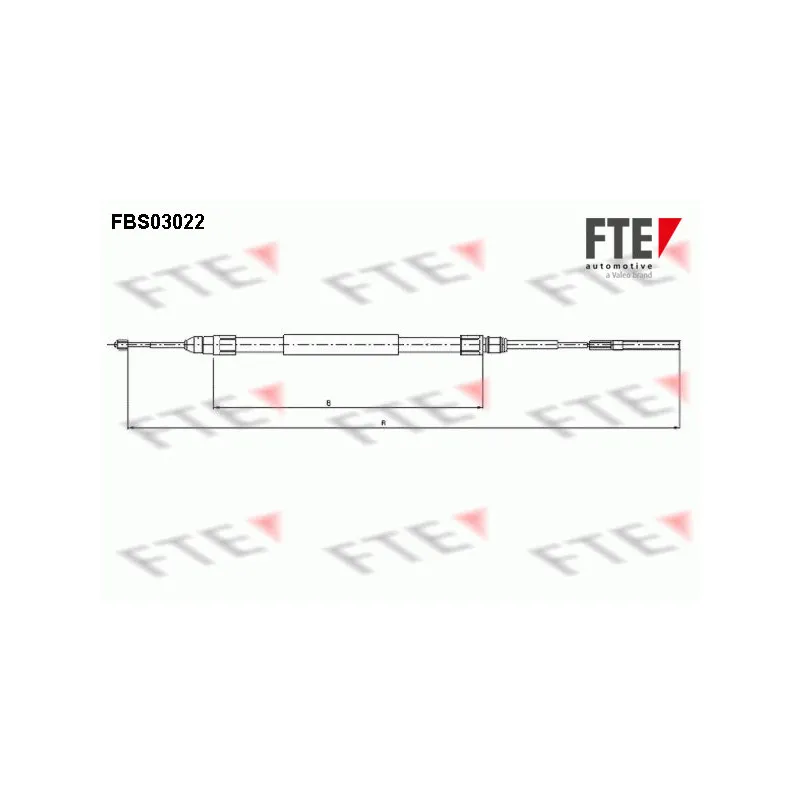 Tirette à câble, frein de stationnement FTE FBS03022
