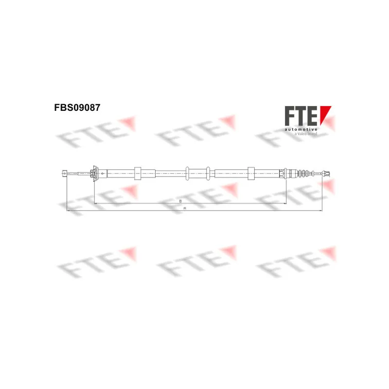 Tirette à câble, frein de stationnement FTE FBS09087
