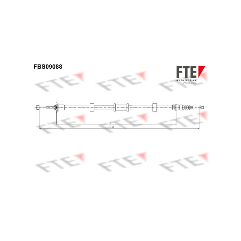 Tirette à câble, frein de stationnement FTE FBS09088