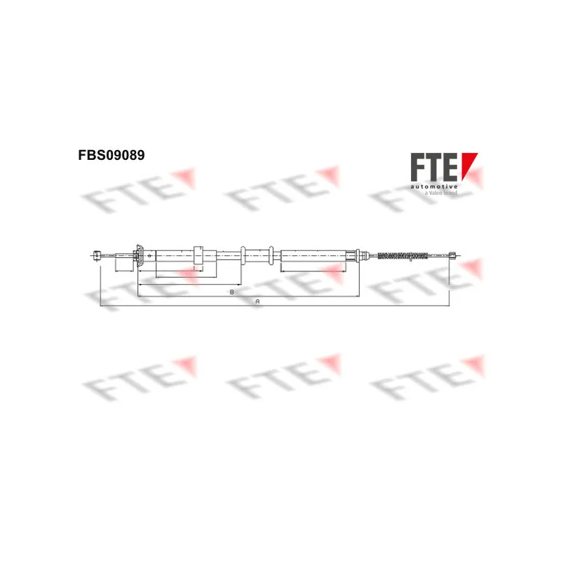 Tirette à câble, frein de stationnement FTE FBS09089