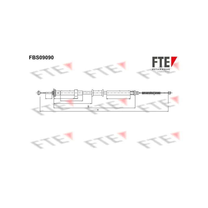 Tirette à câble, frein de stationnement FTE FBS09090
