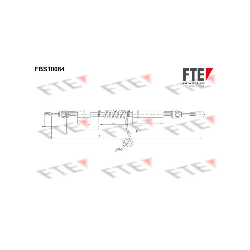 Tirette à câble, frein de stationnement FTE FBS10084