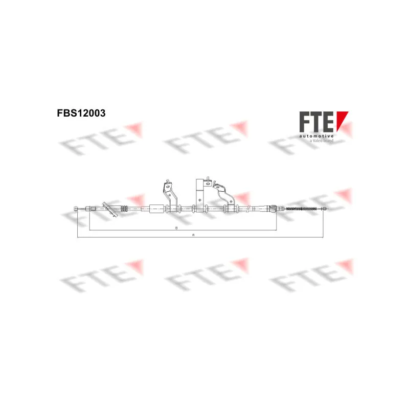 Tirette à câble, frein de stationnement FTE FBS12003