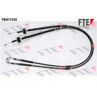 Tirette à câble, frein de stationnement FTE FBS17038
