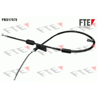 Tirette à câble, frein de stationnement FTE FBS17078