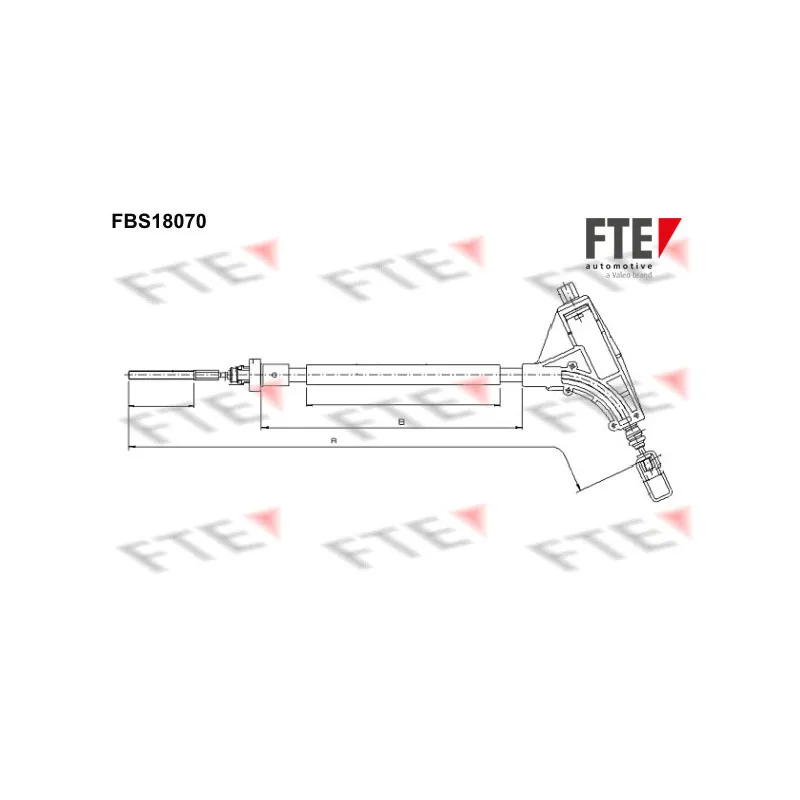Tirette à câble, frein de stationnement FTE FBS18070