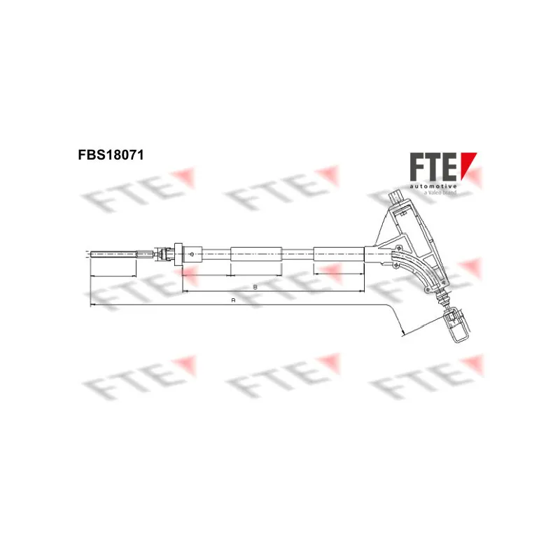 Tirette à câble, frein de stationnement FTE FBS18071