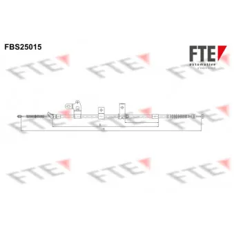 Tirette à câble, frein de stationnement FTE FBS25015