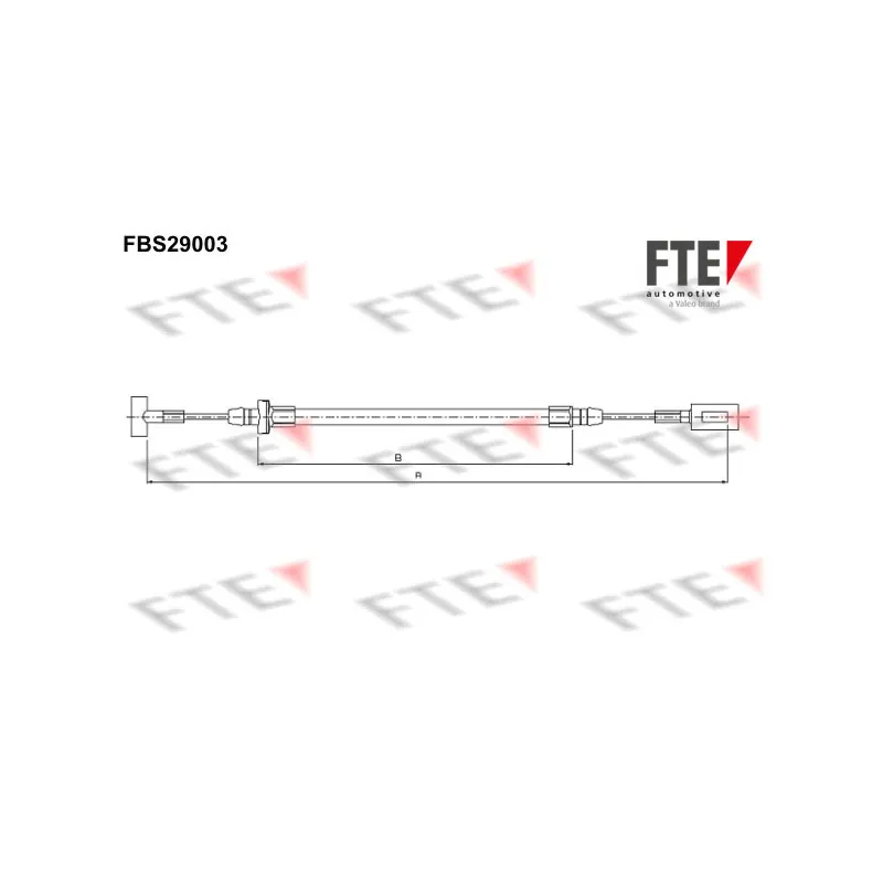 Tirette à câble, frein de stationnement FTE FBS29003