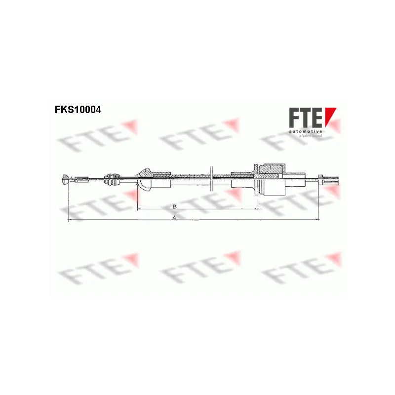 Tirette à câble, commande d'embrayage FTE FKS10004