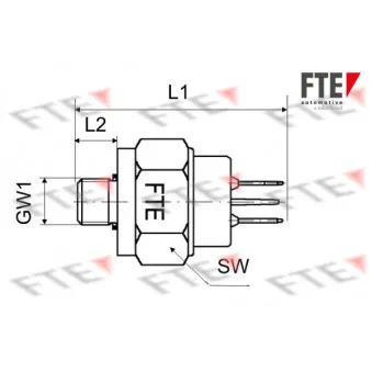 Interrupteur des feux de freins FTE H00007