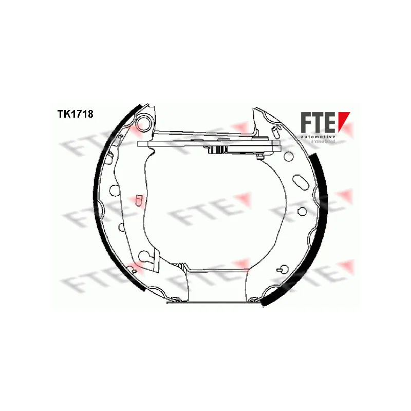 Kit de freins arrière (prémontés) FTE TK1718
