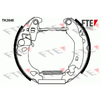 Kit de freins arrière (prémontés) FTE TK2046
