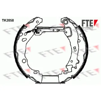 Kit de freins arrière (prémontés) FTE TK2058