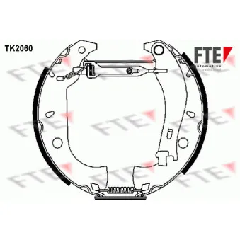 Kit de freins arrière (prémontés) FTE