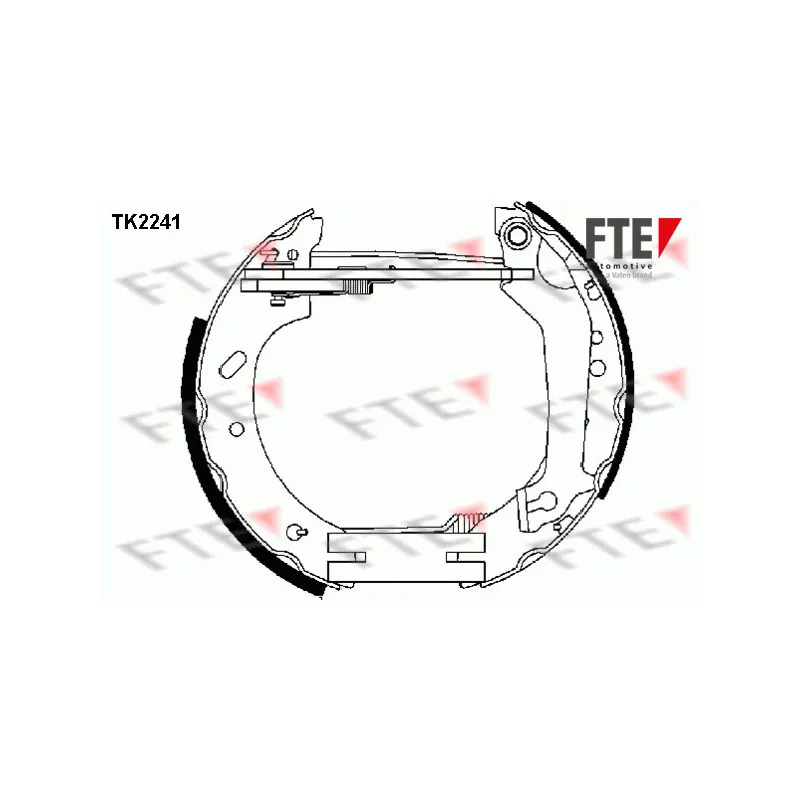 Kit de freins arrière (prémontés) FTE TK2241
