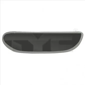 Verre de rétroviseur, rétroviseur extérieur TYC 310-0233-1