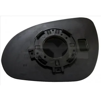 Verre de rétroviseur, rétroviseur extérieur TYC 313-0074-1