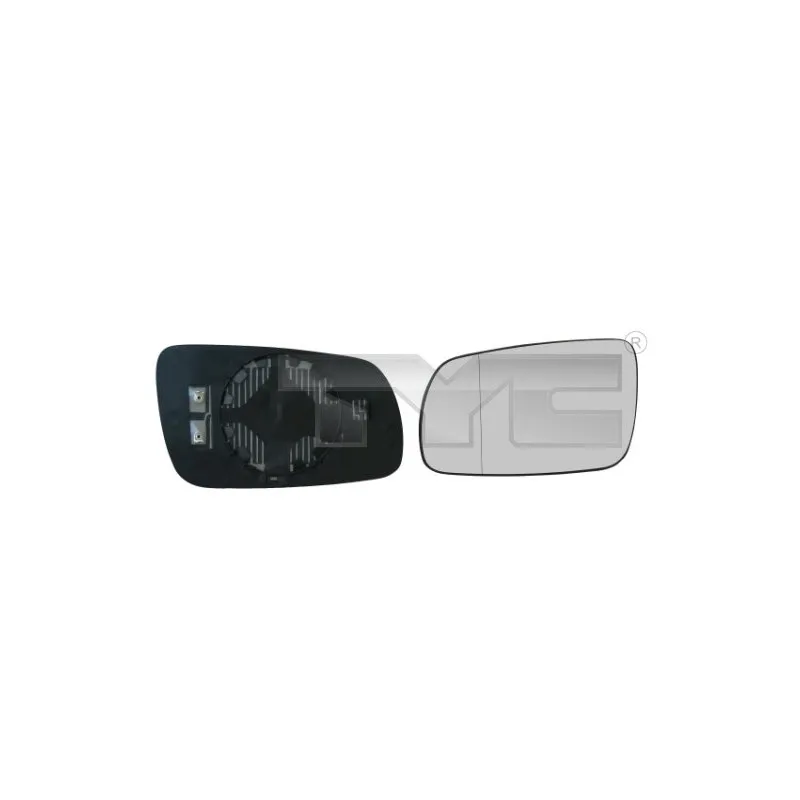 Verre de rétroviseur, rétroviseur extérieur TYC 332-0014-1