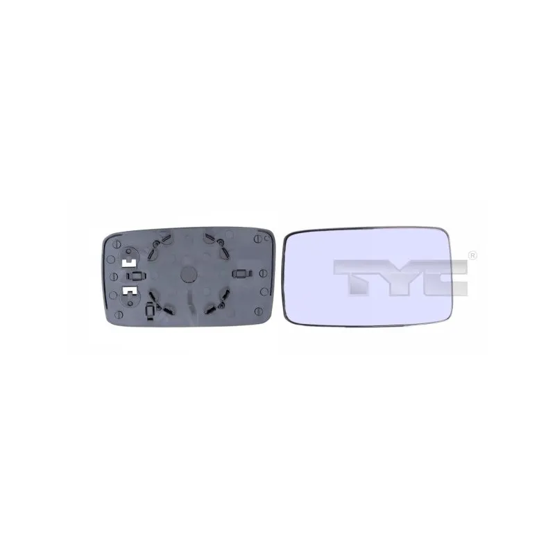 Verre de rétroviseur, rétroviseur extérieur TYC 337-0004-1