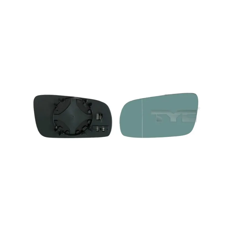 Verre de rétroviseur, rétroviseur extérieur TYC 337-0016-1